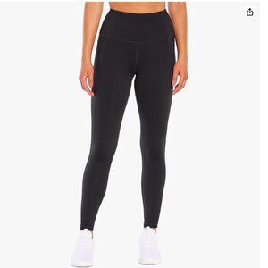 Marika Leggings Black High-Rise Ankle Length L
